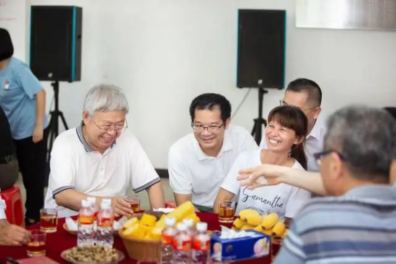 調(diào)研組了解匯豐??;輳V東恩平項(xiàng)目情況。恩平市農(nóng)業(yè)農(nóng)村局 提供 圖片